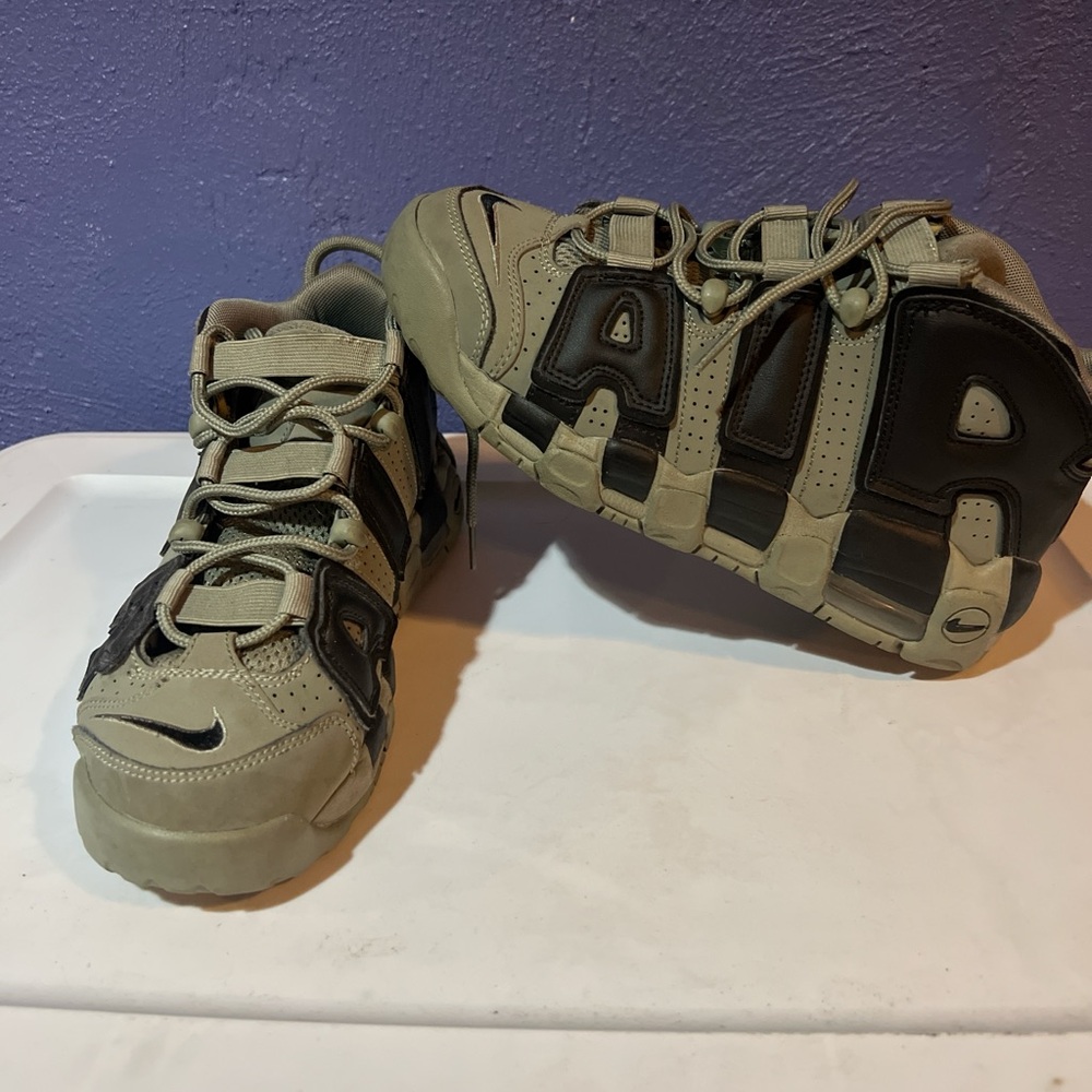 Nike Kids Sneakers - Beige and Dark Brown